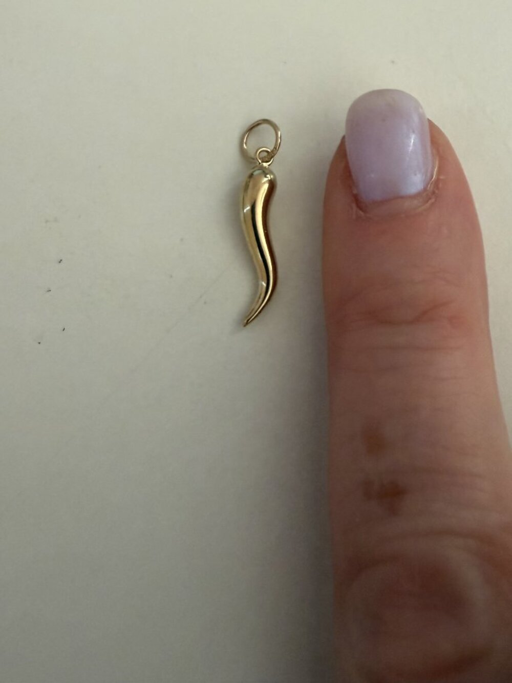 Cornicello Italian Horn 14K Gold Charm